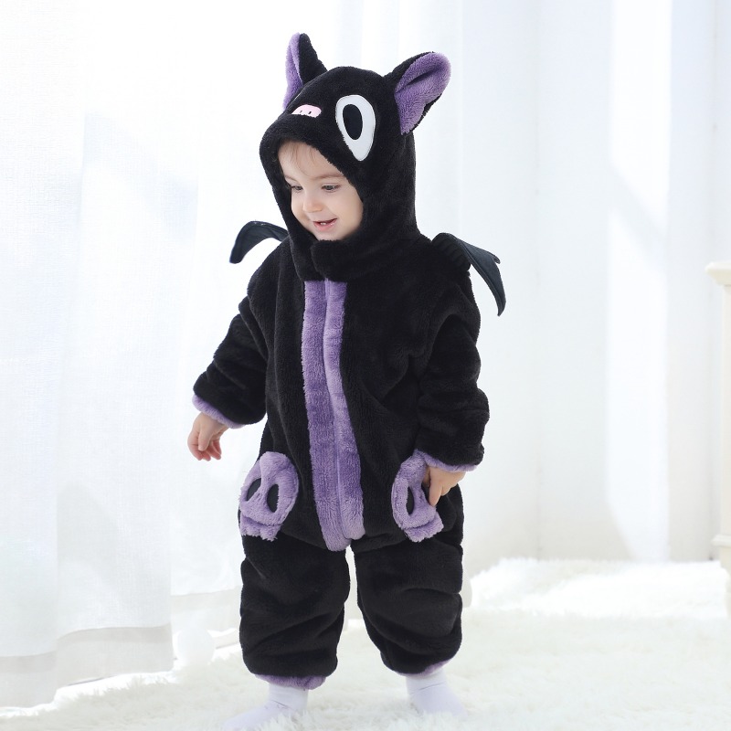 Cotton Baby Onesies Zipper - بدلة رومبير للأطفال حديثي الولادة بتصميم