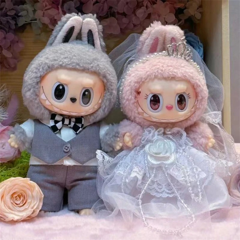 Baby Clothes - 15 17 سنتيمتر ل Labubu دمية