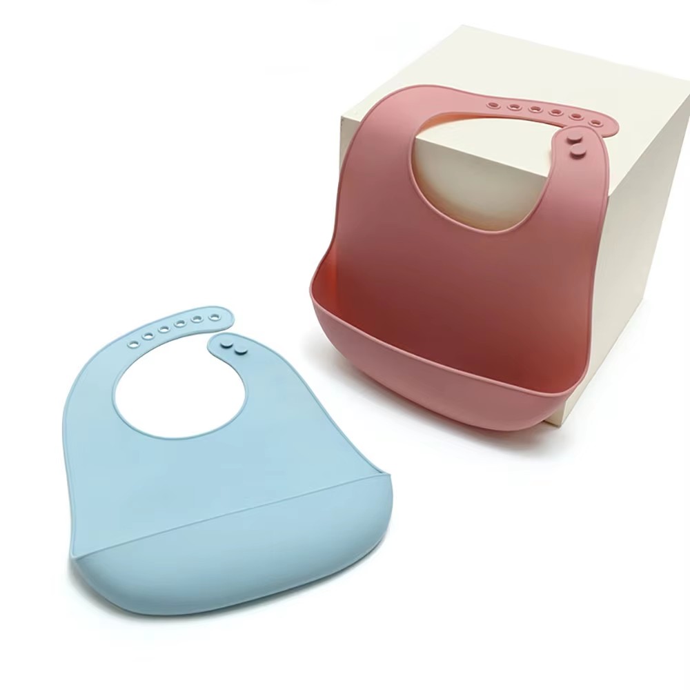 Waterproof Baby Bibs Silicone - 1 قطعة من مرايل الأطفال المصنوعة