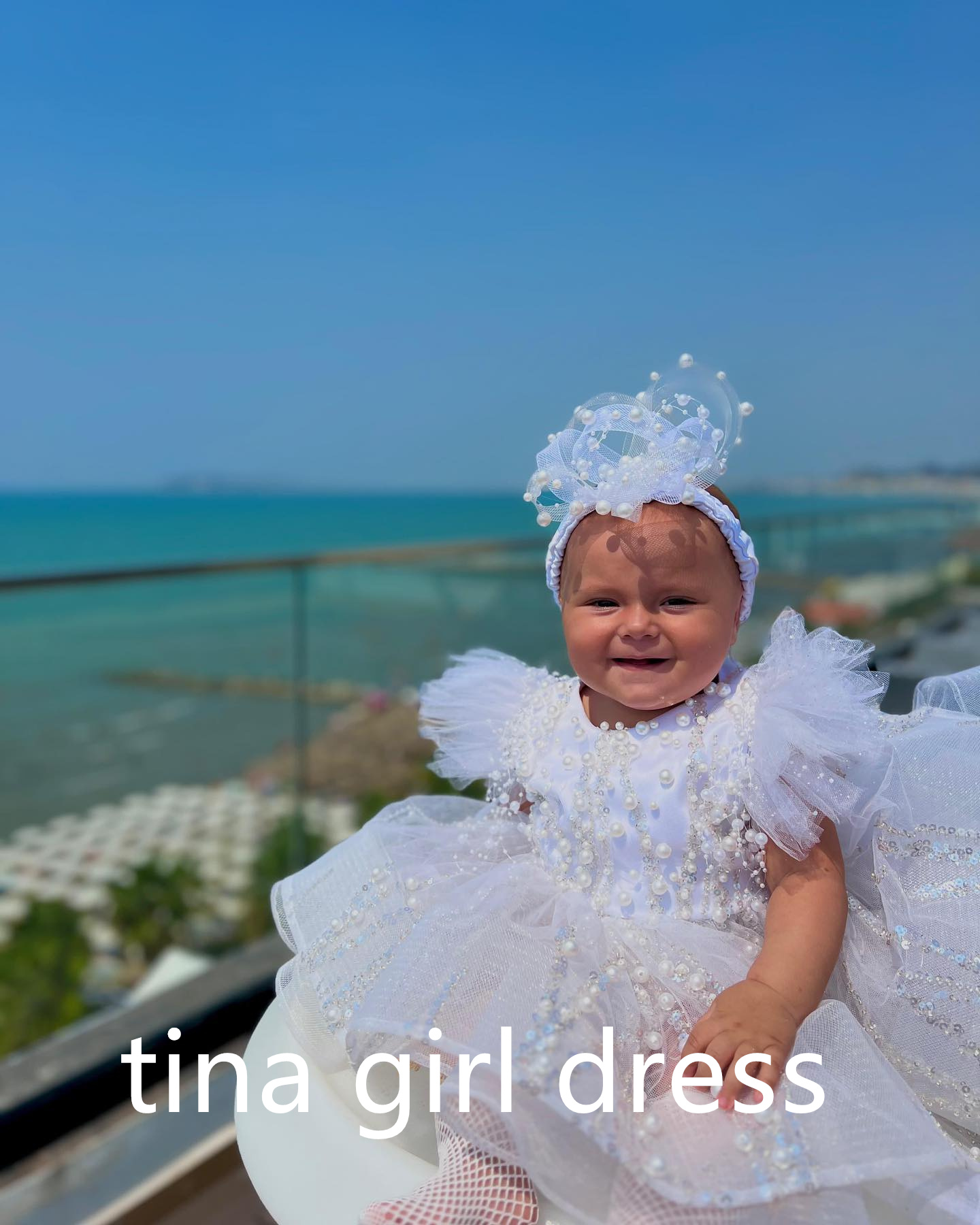 فساتين أميرة بيضاء للفتيات الص - مراجعة Toddler Girl Tulle Party Dress وسعره