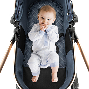 عربة أطفال 2 في 1 خفيفة الوزن  - مراجعة Lightweight Foldable Baby Stroller Compact وسعره