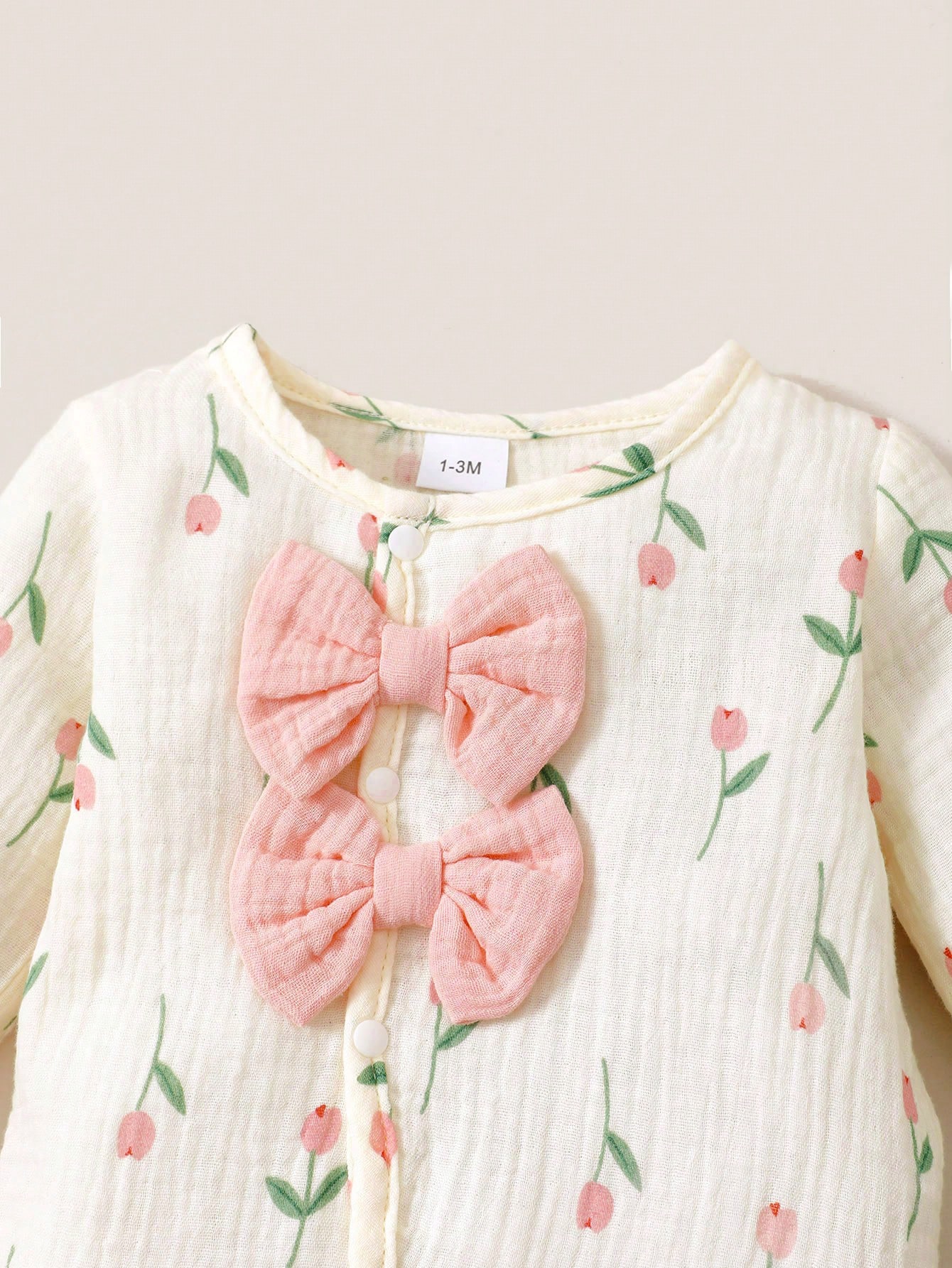 طقم رومبير طويل الأكمام من قما - مراجعة Newborn Baby Girl Romper Floral وسعره