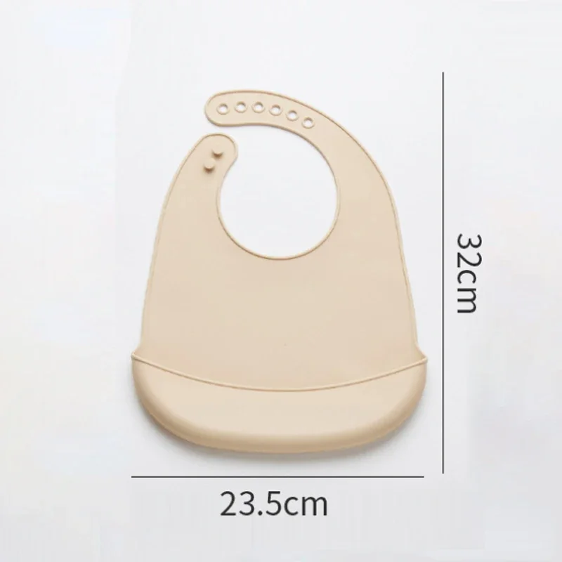 1 قطعة من مرايل الأطفال المصنو - مراجعة Waterproof Baby Bibs Silicone وسعره