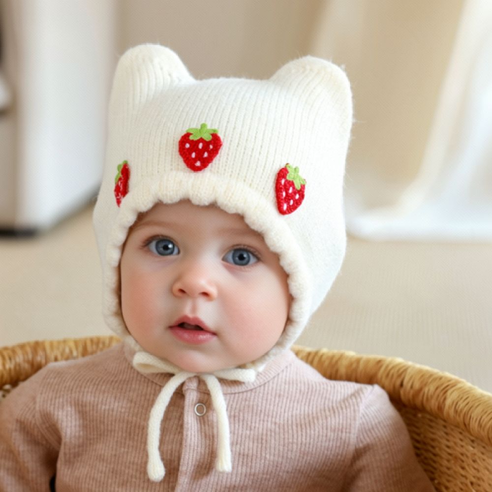 قبعة شتوية محبوكة للأطفال، توف - مراجعة Infant Beanie Hat With Ears وسعره