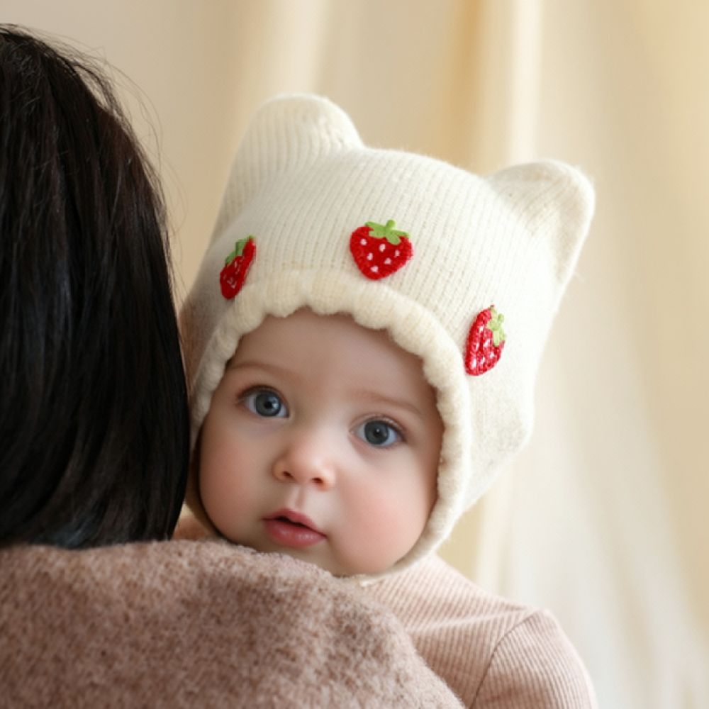 قبعة شتوية محبوكة للأطفال، توف - مراجعة Infant Beanie Hat With Ears وسعره