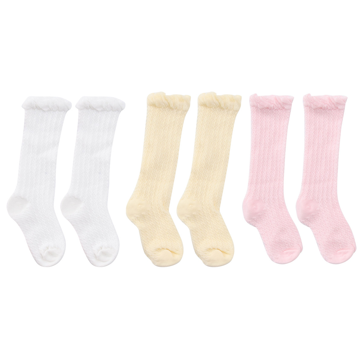 3 أزواج من الجوارب الطويلة الم - مراجعة Unisex Baby Socks Non Slip وسعره