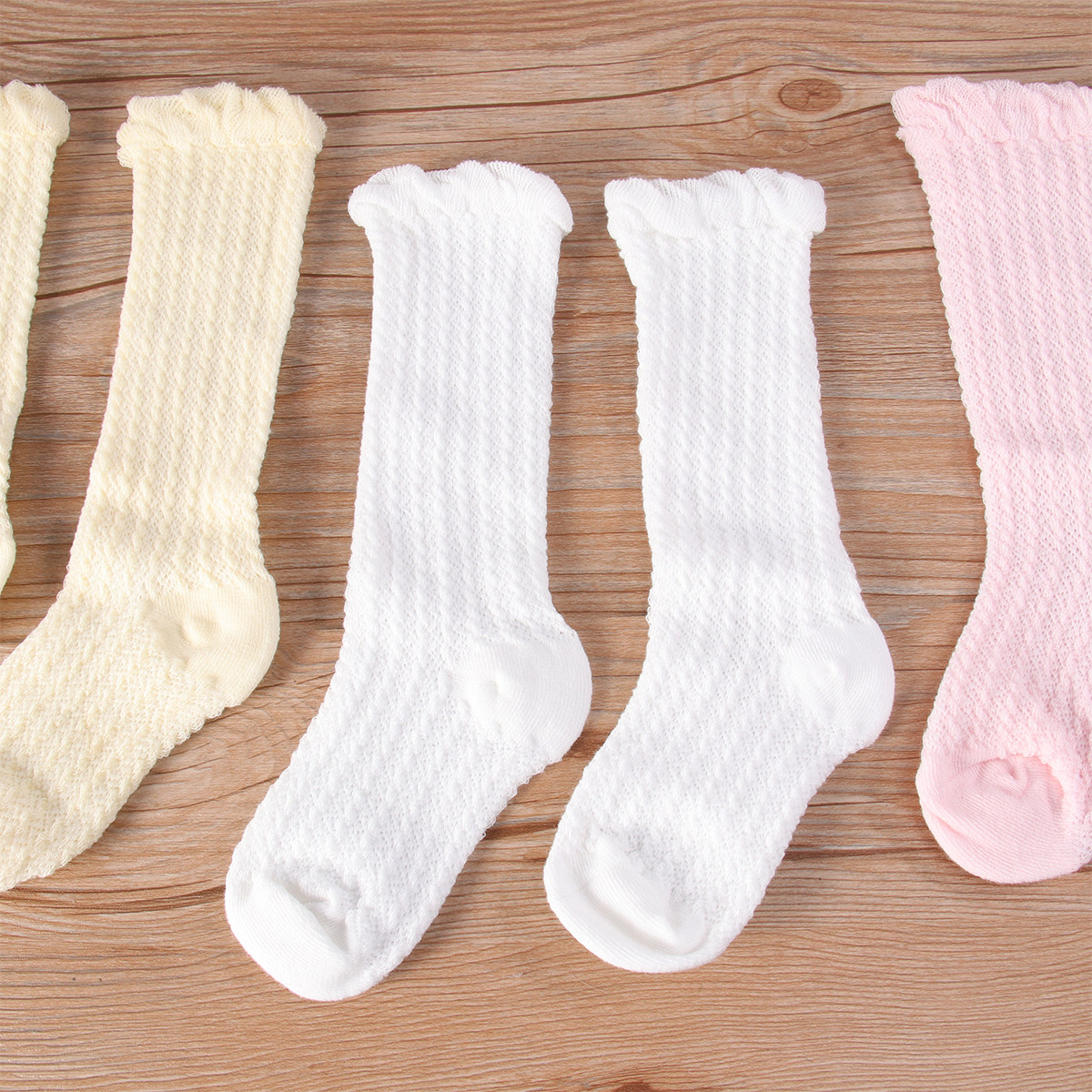 3 أزواج من الجوارب الطويلة الم - مراجعة Unisex Baby Socks Non Slip وسعره